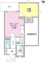 シュシュ都立大学の物件間取画像